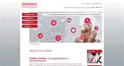 Desktop Screenshot of hommel-pharma.de