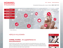 Tablet Screenshot of hommel-pharma.de